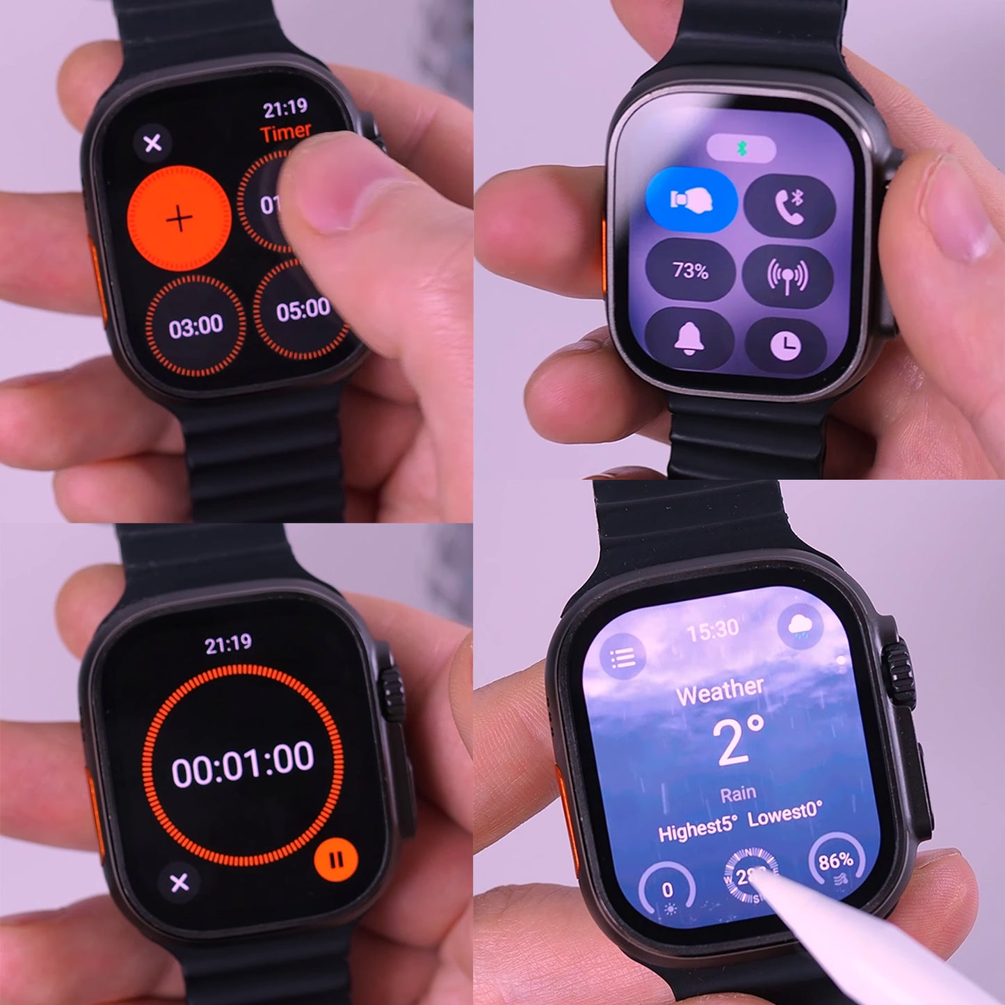 Smart Watches - HK10 ULTRA 3 MAX steel - Smartwatch Express