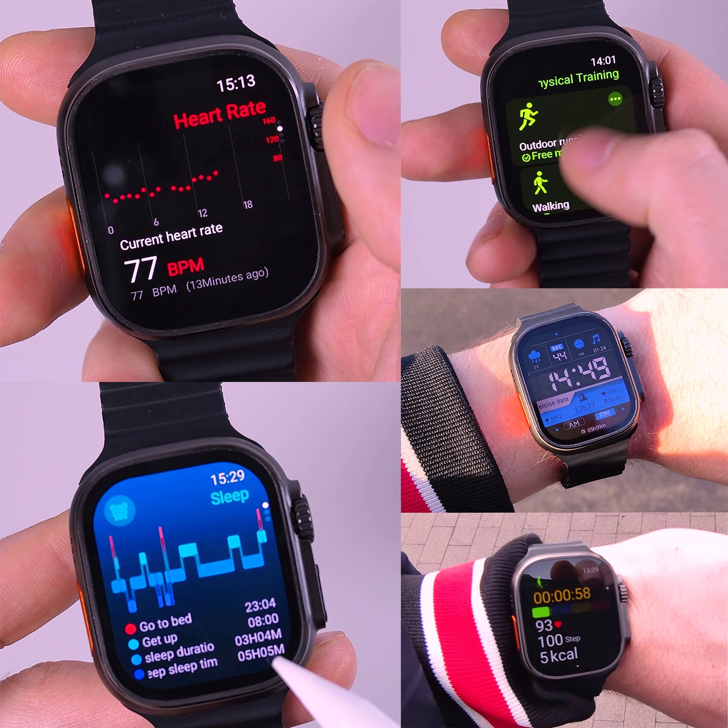 Smart Watches - HK10 ULTRA 3 MAX steel - Smartwatch Express