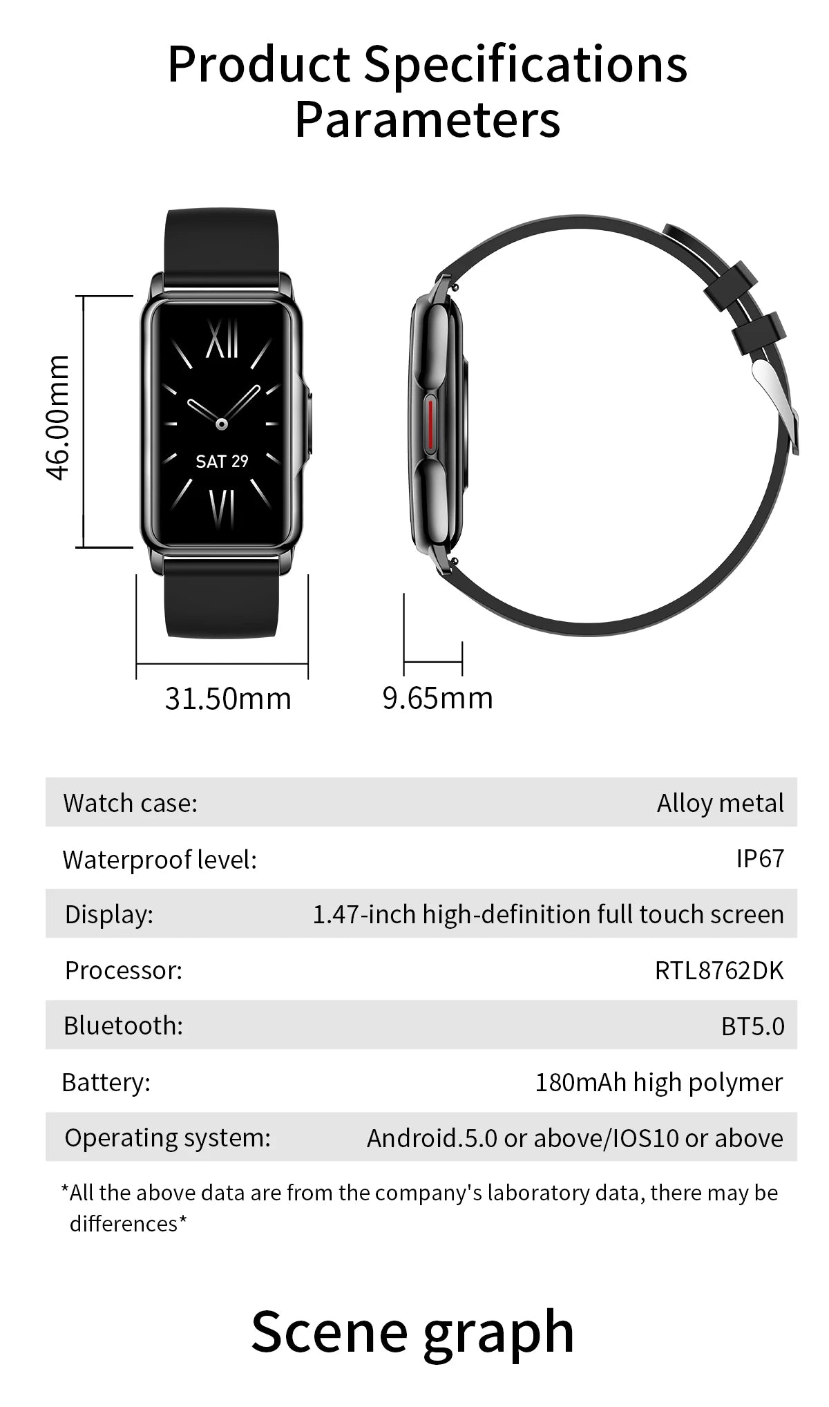 Smart Watches - Lige BW-451 steel - Smartwatch Express