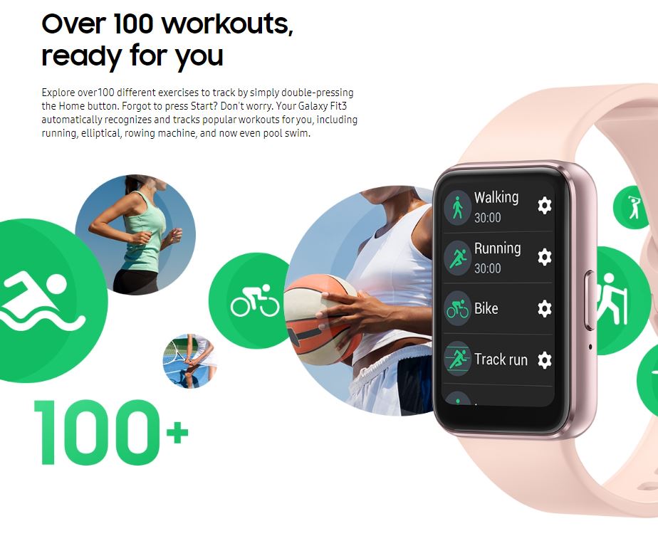Smart Watches - ​​Samsung Galaxy Fit 3 - Smartwatch Express