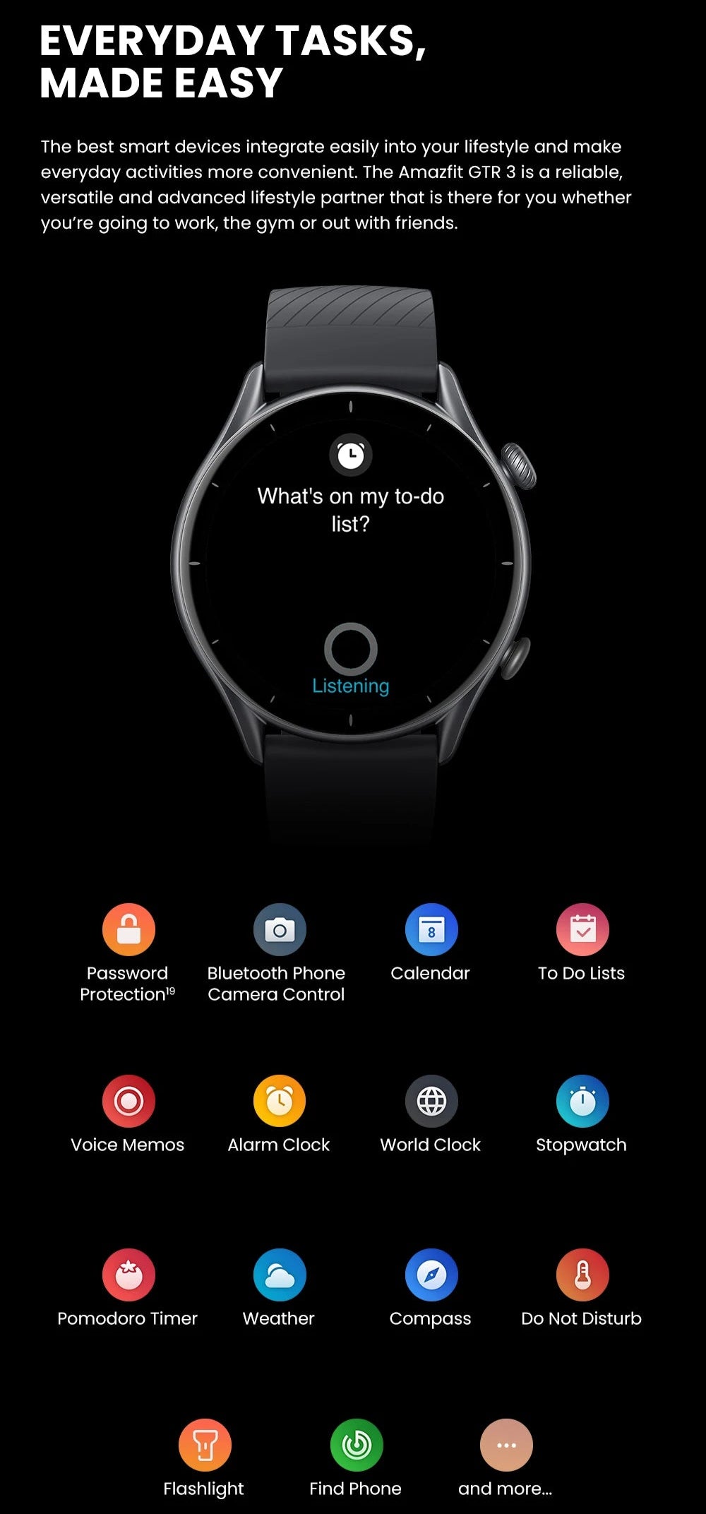 Smart Watches - ​​Amazfit GTR 3 - Smartwatch Express