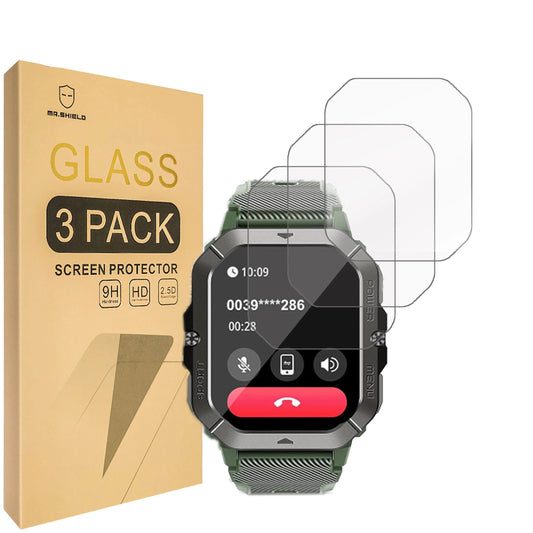 Smart Watches - ​​C28 Tempered Glass Screen Protectors 3-pack - Smartwatch Express