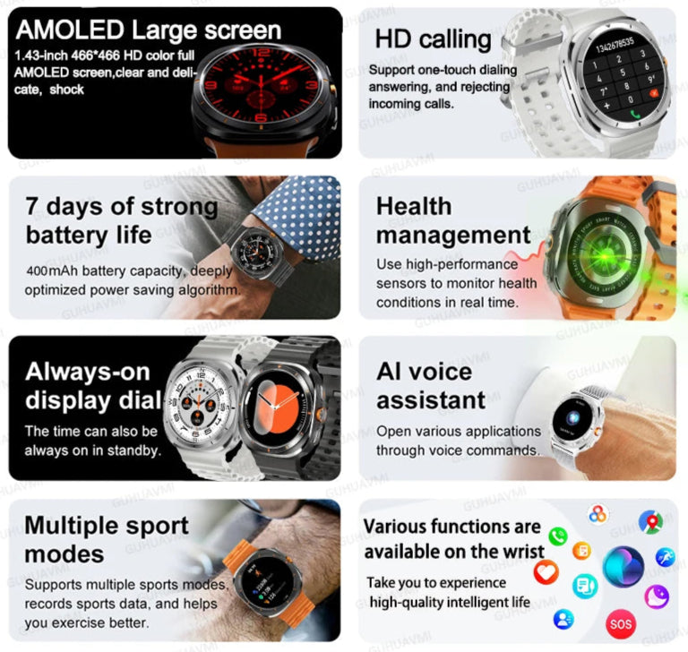 Smart Watches - ​​W7 Ultra Custom - Smartwatch Express
